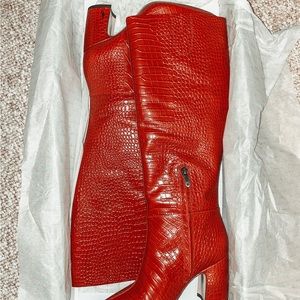Sam Edelman croc tall boot